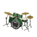 Drum Set Evergreen / Rock logo