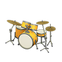 Drum Set Golden yellow / Smooth white