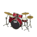 Drum Set Rose pink / Black with logo