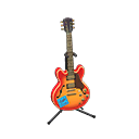 Electric Guitar Cherry / Handwritten logo