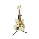 Electric Guitar Chic white / Familiar logo