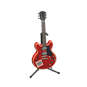 Electric Guitar Dark red / Chic logo