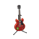 Electric Guitar Dark red / Emblem logo