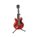 Electric Guitar Dark red / Pop logo