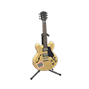 Electric Guitar Natural wood / Chic logo