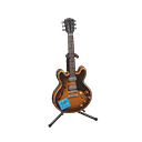 Electric Guitar Sunburst / Handwritten logo