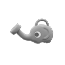 Elephant Watering Can Gray