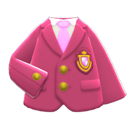 Emblem Blazer Berry red