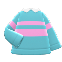 Animal Crossing Energetic Sweater|Light blue Image