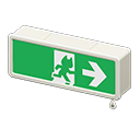 Animal Crossing Exit Sign|→ Image