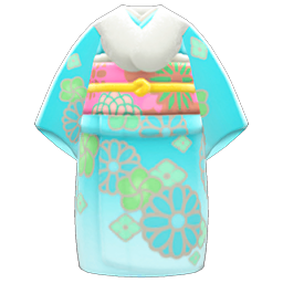 Animal Crossing Fancy Kimono|Aqua Image
