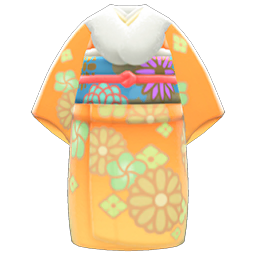 Fancy Kimono Pale orange