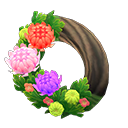 Animal Crossing Fancy Mum Wreath Image