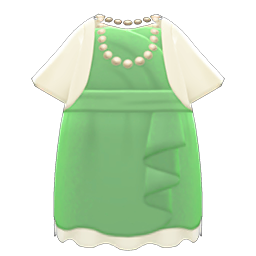 Fancy Party Dress Green