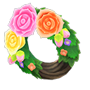 Animal Crossing Fancy Rose Wreath Image