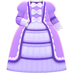 Fashionable Royal Dress Purple