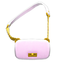 Animal Crossing Faux-fur Bag|Pink Image