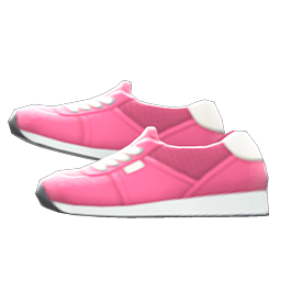 Faux-suede Sneakers Pink