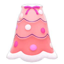 Festive-tree Dress Pink