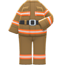 Firefighter Uniform Brown