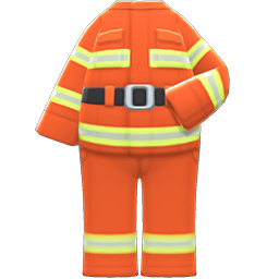 Firefighter Uniform Flame orange