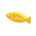 Fish Doorplate Yellow