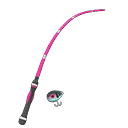 Fish Fishing Rod Pink