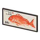 Fish Print Red snapper