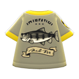 Animal Crossing Fish-print Tee Image