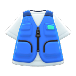 Fishing Vest Blue