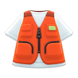 Fishing Vest Orange