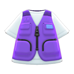 Fishing Vest Purple