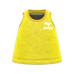 Fitness Tank Yellow