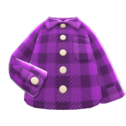 Flannel Shirt Purple