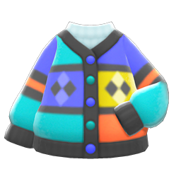 Animal Crossing Flashy Cardigan|Blue Image