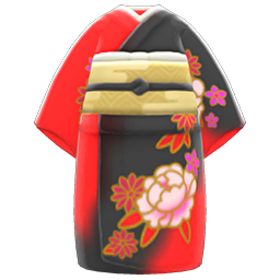 Flashy Kimono Red