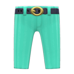 Animal Crossing Flashy Slacks|Aquamarine Image