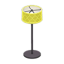 Floor Lamp Black / Yellow design