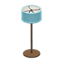 Floor Lamp Brown / Light blue