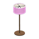 Floor Lamp Brown / Pink