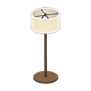 Floor Lamp Brown / White