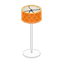 Floor Lamp White / Orange design