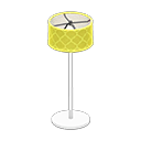 Floor Lamp White / Yellow design