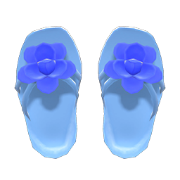 Flower Sandals Blue