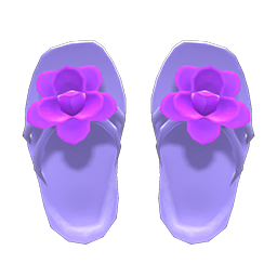 Flower Sandals Purple
