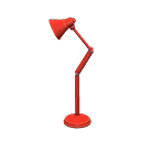 Folding Floor Lamp Red