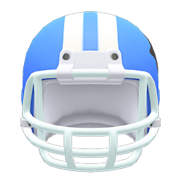 Football Helmet Blue