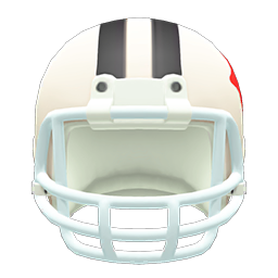Football Helmet White