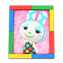 Animal Crossing Francine's Photo|Colorful Image
