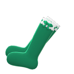 Frilly Knee-high Socks Green